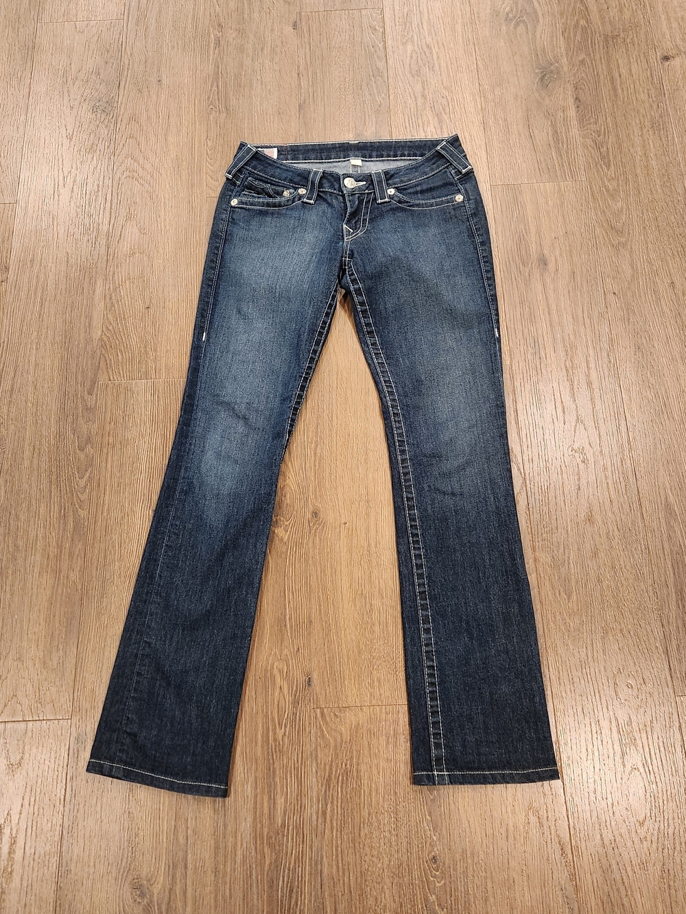 Vtg True Religion Billy Bootcut Jeans Made in USA Flap Pockets Style WLH 572T S